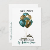 Party Einladung buchen Postkarte (Vorne/Hinten)