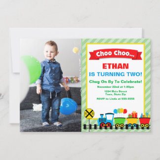 Party-Einladung Choo Choo Einladung