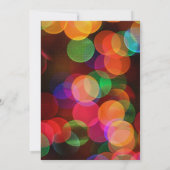 Party Einladung Confetti Sparkle (Rückseite)