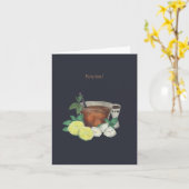 Party Einladung Cuba libre (Gelbe Blume)