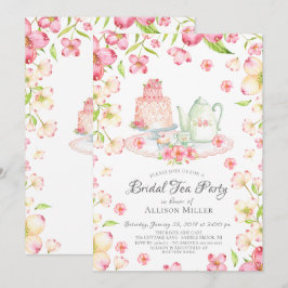 Party Einladung Dainty Pink Floral Bridal