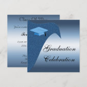 Party Einladung der Abschluss (Vorne/Hinten)