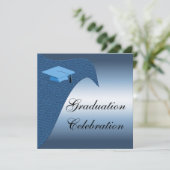 Party Einladung der Abschluss (Stehend Vorderseite)