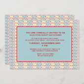 Party Einladung der Abstimmung (Vorne/Hinten)