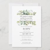 Party Einladung der Adoption (Vorderseite)