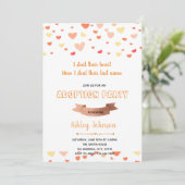 Party Einladung der Adoption (Stehend Vorderseite)