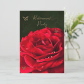 Party Einladung der Altersversorgung (Stehend Vorderseite)