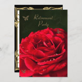 Party Einladung der Altersversorgung (Vorne/Hinten)