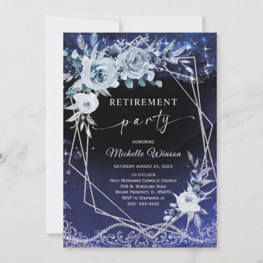 Party Einladung der Altersversorgung (Vorderseite)