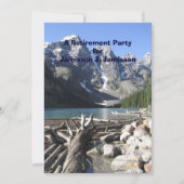 Party Einladung der Altersversorgung, Gebirge Trei (Vorderseite)