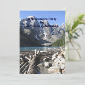 Party Einladung der Altersversorgung, Gebirge Trei (Stehend Vorderseite)