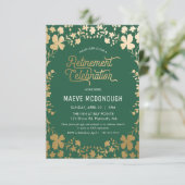 Party Einladung der Altersversorgung, kleine Einla (Stehend Vorderseite)