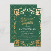 Party Einladung der Altersversorgung, kleine Einla (Vorne/Hinten)