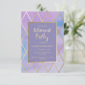 Party Einladung der Altersvorsorge - kundenspezifi (Stehend Vorderseite)