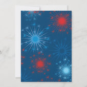 Party Einladung der Amerikanische Unabhängigkeitst (Rückseite)