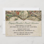 Party Einladung der antiken Karte (Vorderseite)