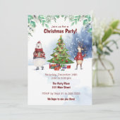 Party Einladung der Aquakultur (Stehend Vorderseite)