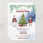 Party Einladung der Aquakultur (Vorne/Hinten)