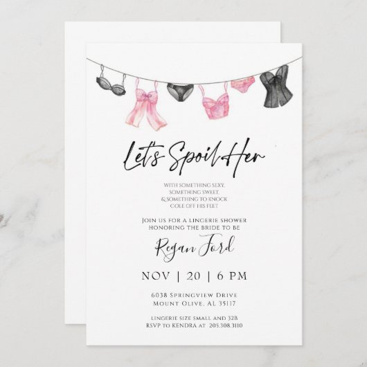 Party Einladung der Aquarellfarben (Vorne/Hinten)