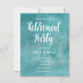 Party Einladung der Aquarellrückgabe