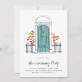 Party Einladung der Blue Douse Howarming (Vorderseite)