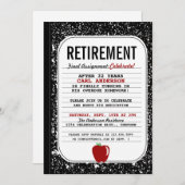 Party Einladung der Buchrückstellung (Vorne/Hinten)