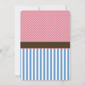 Party Einladung der Buck-oder Doe-Gender-Aufdeckun (Rückseite)