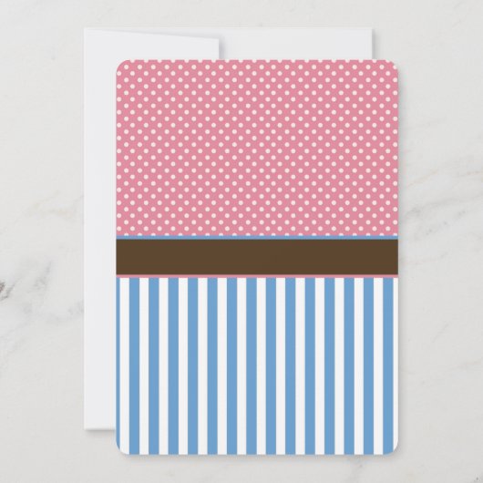 Party Einladung der Buck-oder Doe-Gender-Aufdeckun (Rückseite)