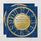 Party Einladung der Clock Countdown-Phase (Vorne/Hinten)