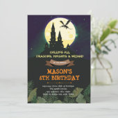 Party Einladung der Drachenburg (Stehend Vorderseite)