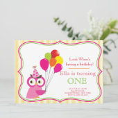 Party Einladung der ersten Geburtstagskinder (Stehend Vorderseite)