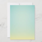 Party Einladung der Erwärmung (Rückseite)