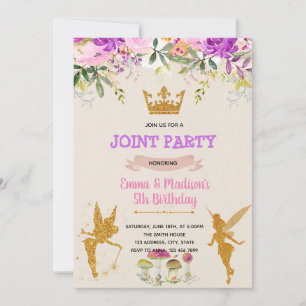Party Einladung der Fairy Princess