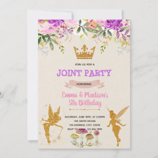 Party Einladung der Fairy Princess