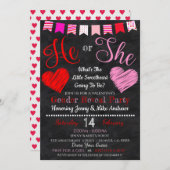 Party Einladung der Geschlechterperspektive bei Va (Vorne/Hinten)