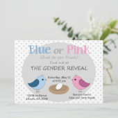 Party Einladung der Geschlechtsorgane in einem Nes (Stehend Vorderseite)