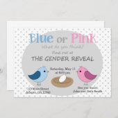 Party Einladung der Geschlechtsorgane in einem Nes (Vorne/Hinten)