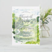 Party Einladung der Golfpensionierung (Stehend Vorderseite)