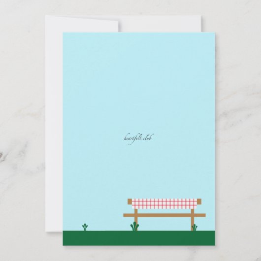 Party Einladung der GRILLEN im Hinterhof (Rückseite)