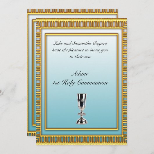 Party Einladung der Heiligen Kommune (Vorne/Hinten)