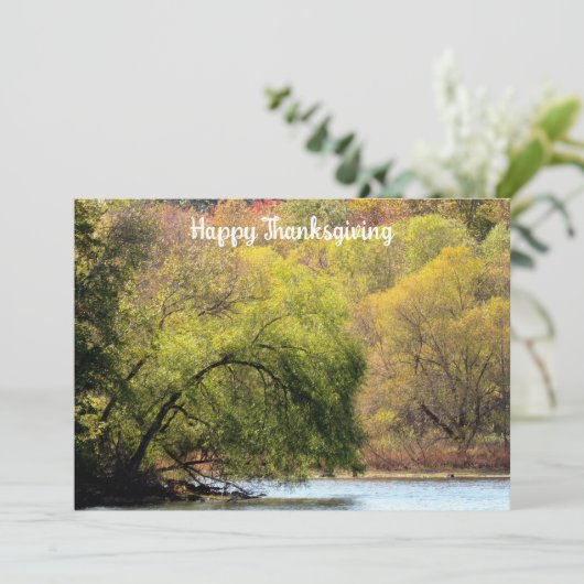 Party Einladung der Herbstverläufe (Stehend Vorderseite)