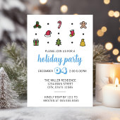 Party Einladung der Holiday Icons