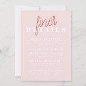 Party Einladung der Hühner - Brody (Rückseite)