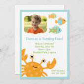 Party Einladung der Kindergeburtstag (Vorne/Hinten)