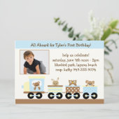 Party Einladung der Kindergeburtstag (Stehend Vorderseite)