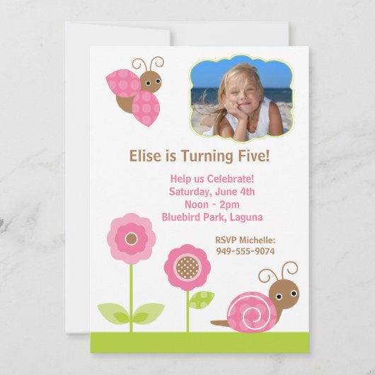 Party Einladung der Kindergeburtstag (Vorderseite)