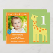 Party Einladung der Kindergeburtstag (Vorne/Hinten)