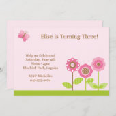 Party Einladung der Kindergeburtstag (Vorne/Hinten)