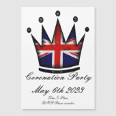 Party Einladung der Krönung (Vorderseite)