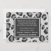 Party Einladung der Nacht aus der Mama (Rückseite)